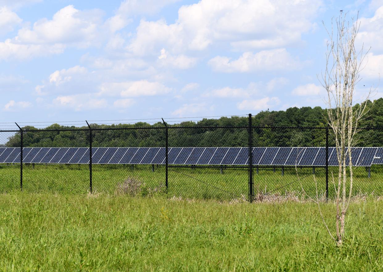 Gateway Solar along Route 50 Wednesday, Aug. 9, 2023, in Berlin, Maryland.