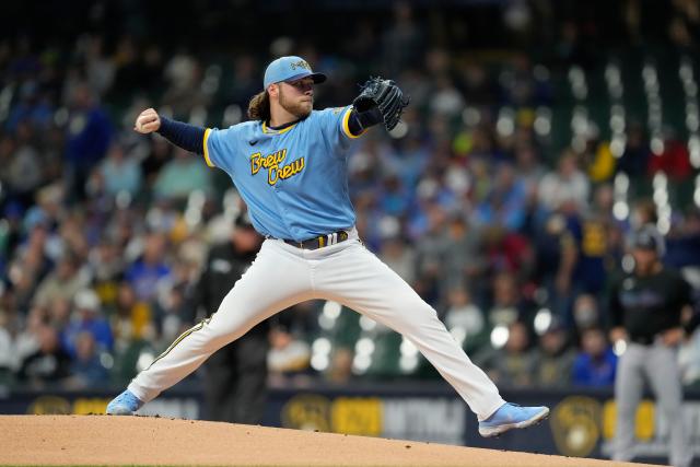 Corbin Burnes' pitching, Owen Miller's hitting lead Brewers to  series-opening win