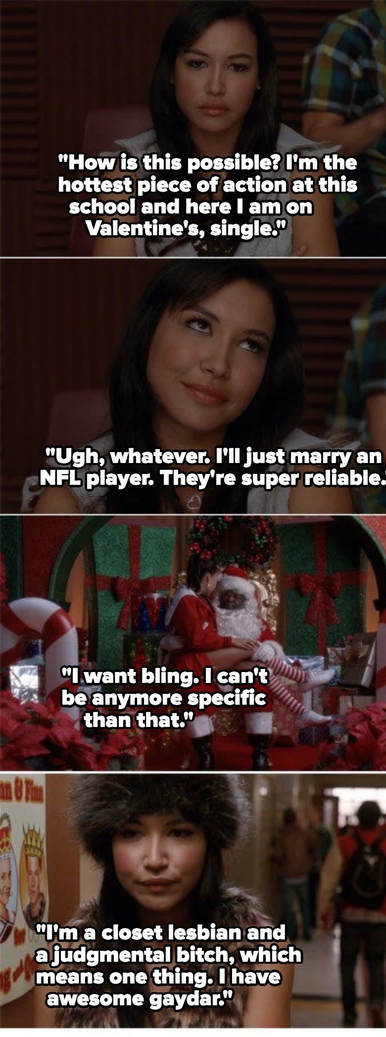 Santana Lopez in "Glee"
