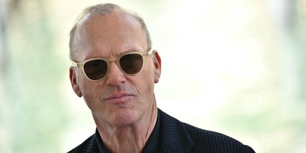 us actor michael keaton arrives on august 28, 2024 at the 81st venice international film festival at venice lido photo by marco bertorello afp photo by marco bertorelloafp via getty images