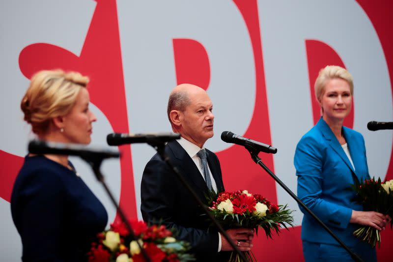 Party leadership meeting of the SPD after German general elections, in Berlin