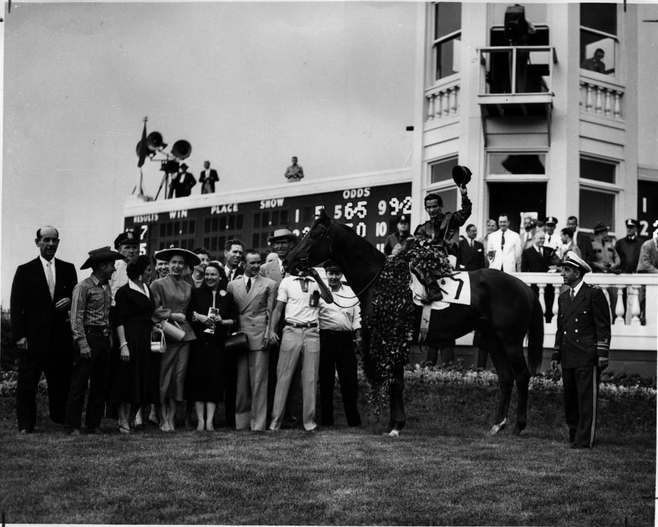 Swaps, winner of the 1955 Kentucky Derby.