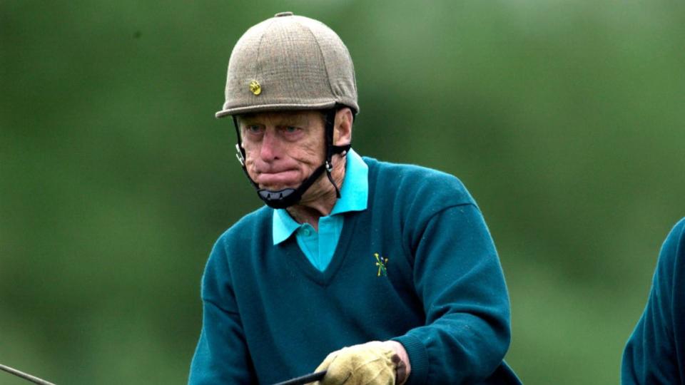 Prince Philip, In Deep Concentration, Competing In The Cross Country Section Of The International Carriage Driving Grand Prix Championships At The Royal Windsor Horse Show