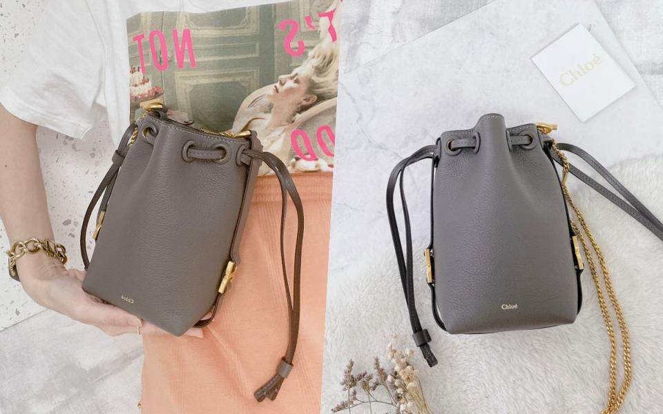 Chloé marcie micro bucket NT.37,100 Photo Via:LOOKin編輯拍攝