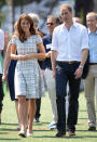 Kate Middleton a un día de las olimpiadas visitando el Bacon's College.