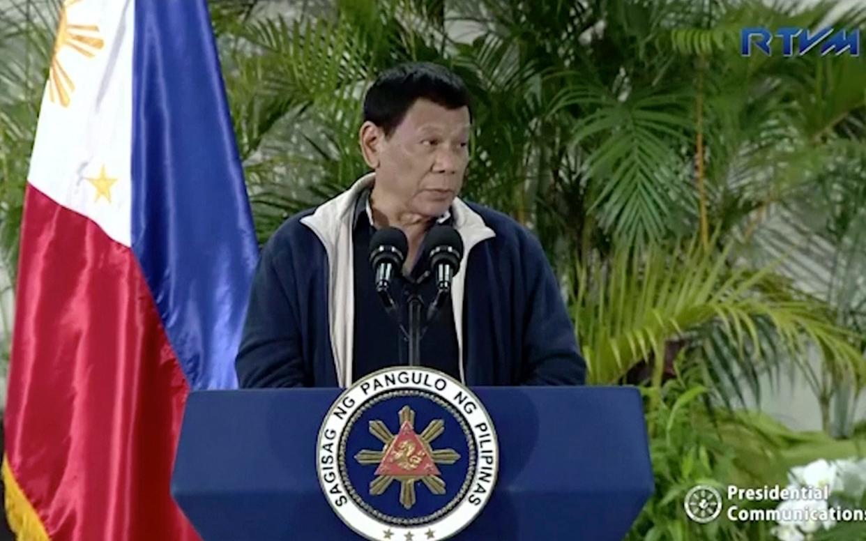 Rodrigo Duterte says that a ban on Filipino workers from heading to Kuwait that's been in effect since February will now be permanent - RTVM