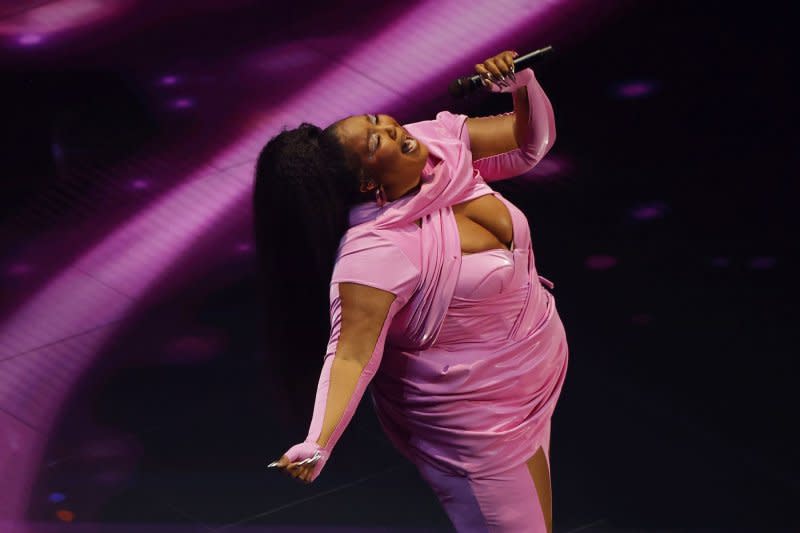 Lizzo performs at the MTV Video Music Awards in 2022. File Photo by John Angelillo/UPI