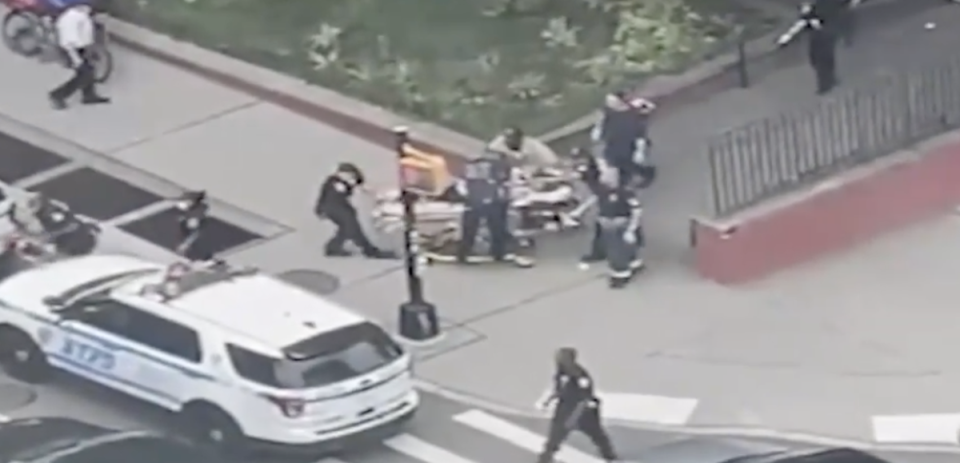 A 15-year-old was fatally shot at McLaughlin Park in Brooklyn on Wednesday (ABC7 / Screengrab)