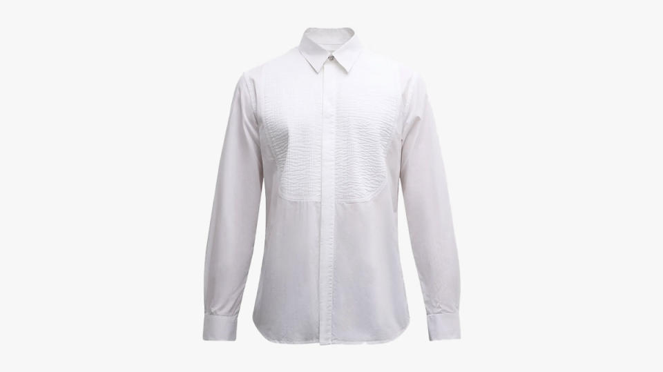 Paul Smith Men’s Pleated Bib-Front Evening Dress Shirt