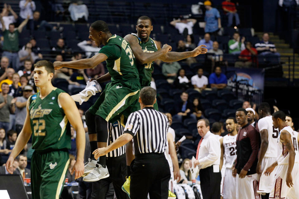 NCAA Basketball Tournament - South Florida v Temple