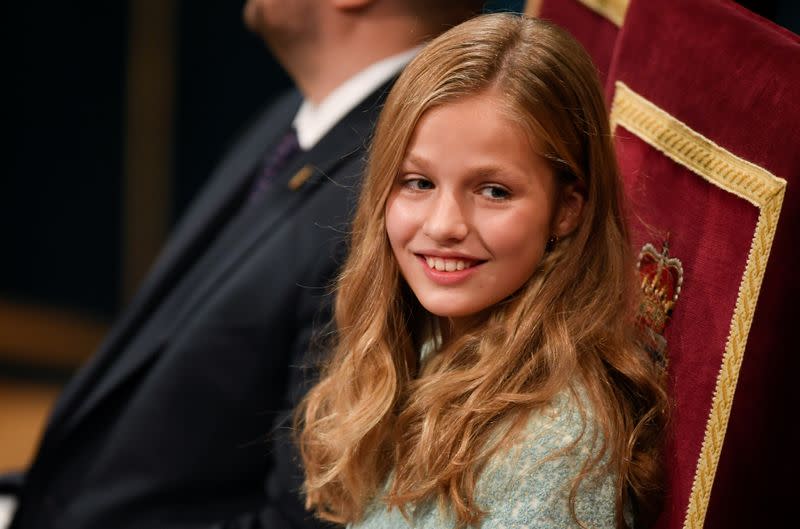 FOTO DE ARCHIVO: La Princesa Leonor de España en la ceremonia de los Premios Princesa de Asturias en Oviedo