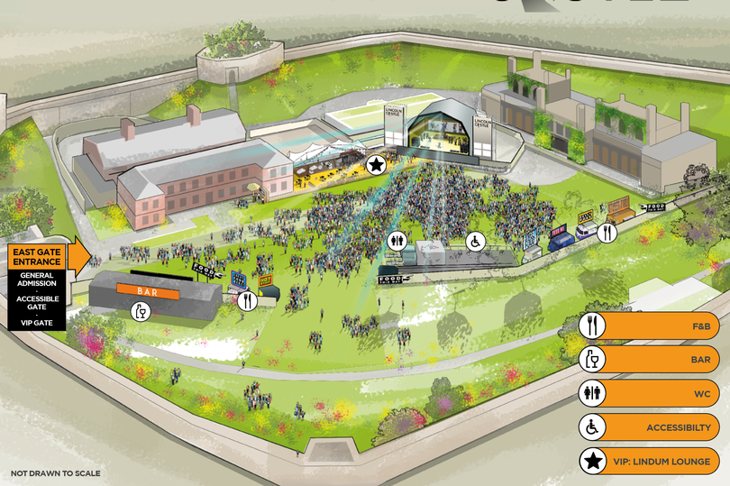 Lincoln Castle venue map