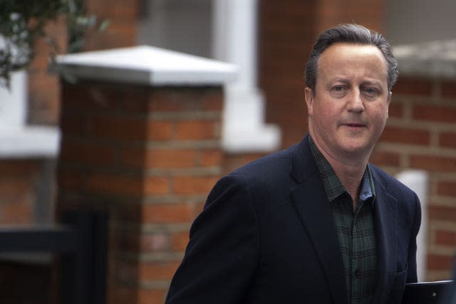 David Cameron (Victoria Jones/PA)