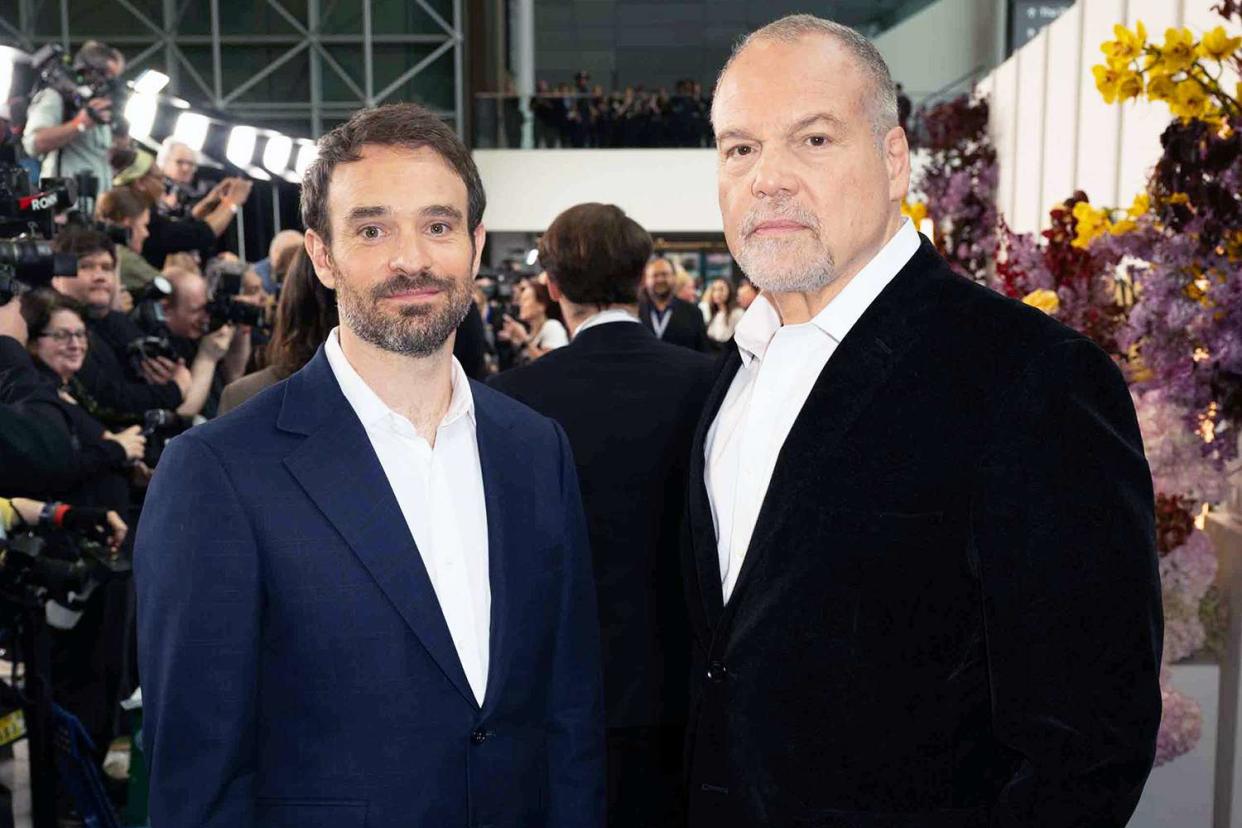 <p>Disney/David M. Russell</p> (L) Charlie Cox and Vincent D