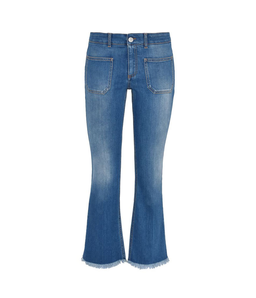 <p>Blue Skinny Kick Jeans, $375, <a rel="nofollow noopener" href="https://www.stellamccartney.com/us/stella-mccartney/skinny-leg_cod36882514tw.html#dept=main_denim" target="_blank" data-ylk="slk:stellamccartney.com;elm:context_link;itc:0;sec:content-canvas" class="link ">stellamccartney.com</a> </p>