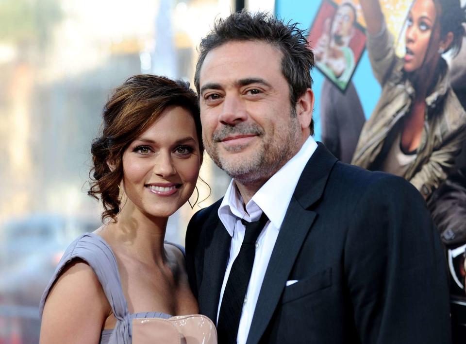 Hilarie Burton and Jeffrey Dean Morgan arrive at Warner Bros. "The Losers" premiere at Grauman's Chinese Theatre on April 20, 2010 in Los Angeles, California
