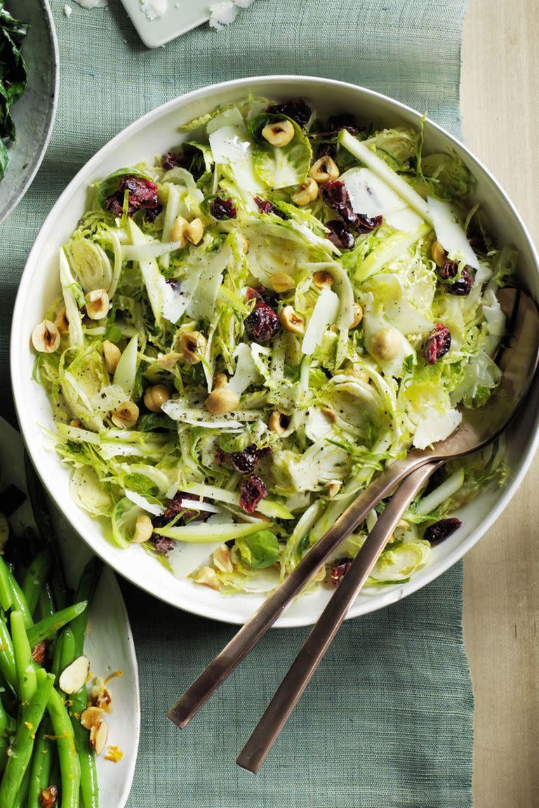 Shredded Brussels Sprout Salad