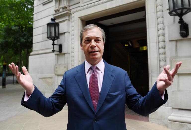 The Brexit Party has topped a general election voting intention poll for the very first time, according to a new survey.Nigel Farage’s insurgent outfit was found to be the most popular party on 26 per cent, ahead of Labour on 22 per cent, in the poll asking voters how they will cast their ballots at the next Westminster election.The Conservatives are third on just 17 per cent, with the Liberal Democrats on 16 per cent and the Greens on 11 per cent, according to the poll carried out by Opinium for The Observer.The results suggest pro-Leave voters are not ready to abandon Mr Farage’s party at a general election after granting him victory at last week’s European parliamentary elections.The Brexit Party has increased its backing by two points since the last Opinium survey two weeks ago, while Labour and the Conservatives have seen support fall by seven and five points respectively.The latest polling does show a significant boost in support for the pro-Remain parties, however. The Greens are up eight points and the Lib Dems up five since the since the company’s last survey.There was bad news for Change UK, however, with support for the independent MPs’ group down two points to just 1 per cent.The results would, hypothetically, give the Brexit Party 306 seats in the House of Commons, according to the Electoral Calculus website. Labour would be on 205 and the Tories would be left with just 26 seats.> Opinium/Observer – Brexit Party jumps into first place in Westminster voting intention: > Brexit Party: 26% (+2) > Labour: 22% (-7) > Conservatives: 17% (-5) > LibDems: 16% (+5) > Greens: 11% (+8) > SNP: 4% (nc) > Change UK: 1% (-2) > Plaid Cymru: 1% (+1) > UKIP: 1% (-1) > (28th to 30th May)> > — Opinium (@OpiniumResearch) > > June 1, 2019Launched only six weeks ago, Mr Farage’s party has rapidly absorbed the support of millions of voters angry over Britain’s failure to leave the EU. After winning 32 per cent of the vote and gaining 29 MEPs at the European elections, the former Ukip leader insisted his new organisation had the capacity to “stun everybody in a general election too”.On Saturday Mr Farage has said winning the upcoming Peterborough by-election would be “even bigger” than the European results. His party is the bookmakers’ favourite to win the seat on 6 June.The new poll comes as Donald Trump make his second dramatic intervention in British politics in as many days, calling on the UK to leave the EU without a deal if Brussels refuses to meet its demands, and urging the government to send Mr Farage into the negotiations.He told the Sunday Times it was a “mistake” not to the involve Brexit Party leader Mr Farage in talks, saying he has a “lot to offer” and is someone he likes “a lot”.Despite current excitement and fear about the Brexit Party, several leading experts have predicted success at a general election would be a much tougher task for Mr Farage’s group.“When you’re fighting a general election with 650 constituencies, you need an organisation with grassroots organisational zeal,” Liverpool University’s professor of politics Andrew Russell told The Independent.“The Brexit Party just don’t have that. It is always going to be difficult for them to win from a standing start. It’s very difficult to see them getting more than one or two seats.”