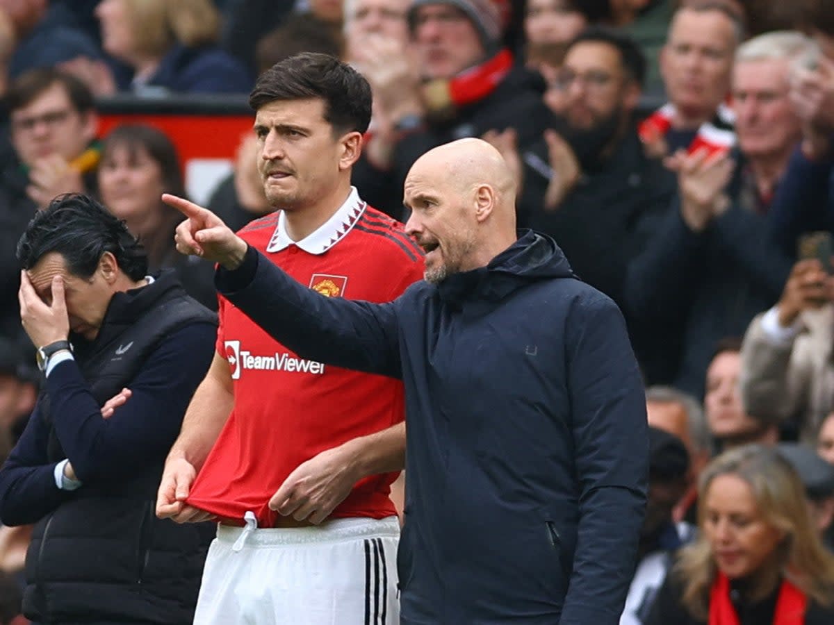 Harry Maguire’s Man Utd future is up in the air  (REUTERS)