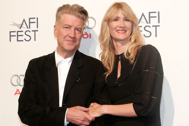 <p>Matthew Simmons/WireImage</p> David Lynch and Laura Dern