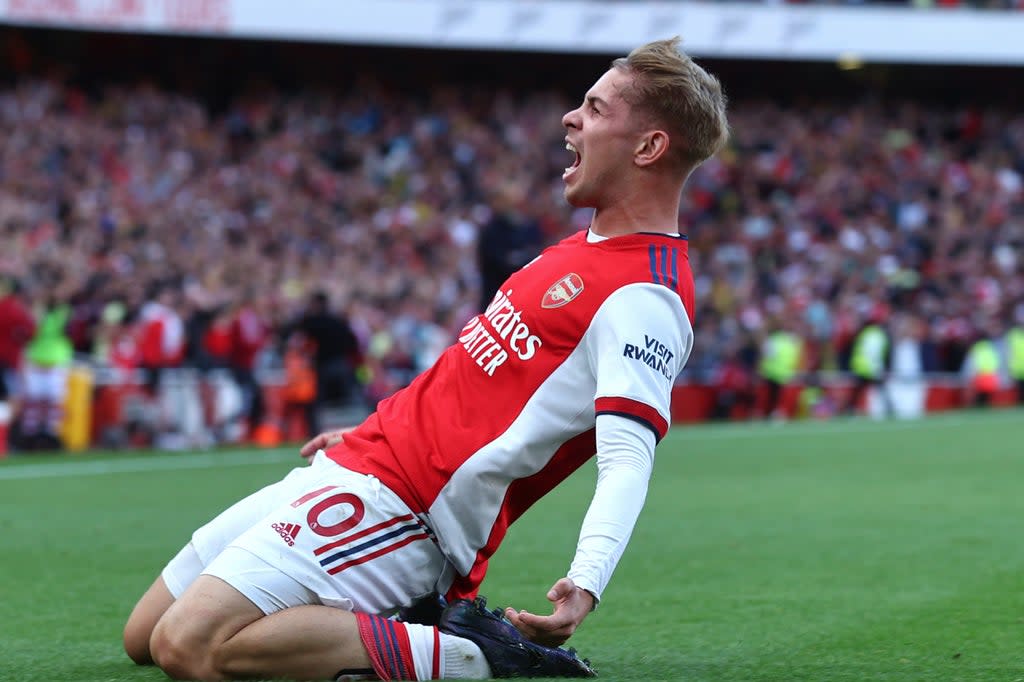 Emile Smith Rowe scored in a man-of-the-match display for Arsenal against Tottenham  (Getty Images)