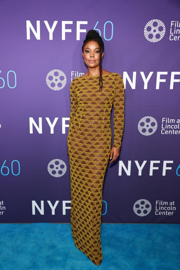 Gabrielle Union in custom Prada at the 2022 New York Film Festival in October.<p>Photo: Arturo Holmes/Getty Images for FLC</p>