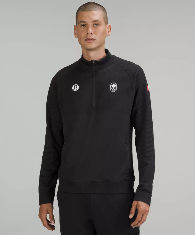 Lululemon - Engineered Warmth Stretch-Knit Half-Zip Top - Black