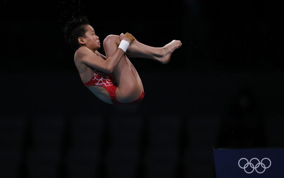 Quan Hongchan looks certain to win gold - GETTY IMAGES