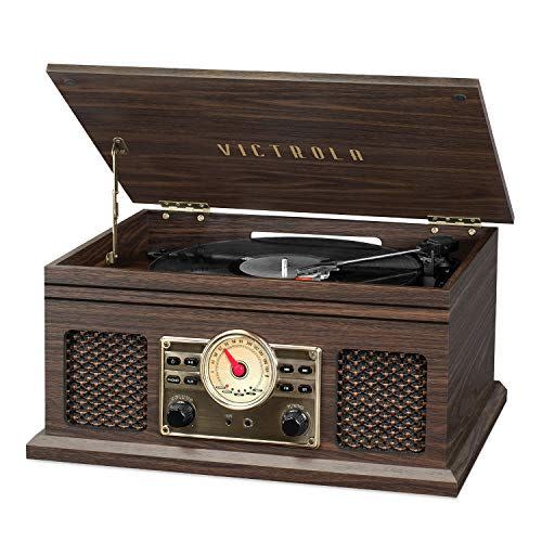 9) Victrola 4-in-1 Nostalgic Bluetooth Record Player