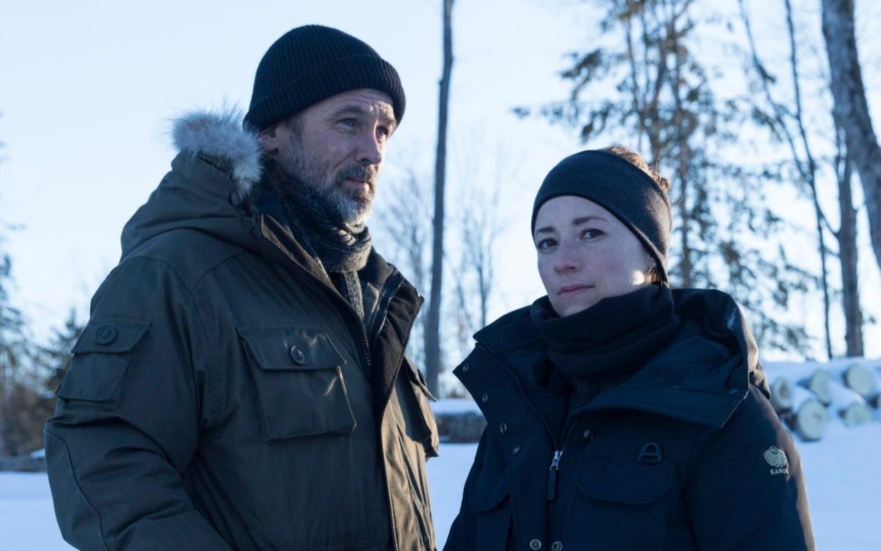 Billy Campbell and Karine Vanasse star in Cardinal: Until the Night - BBC