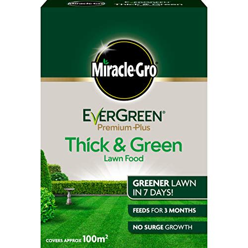 Miracle-Gro Evergreen Premium Plus Thick & Green Lawn Food - 100 M2