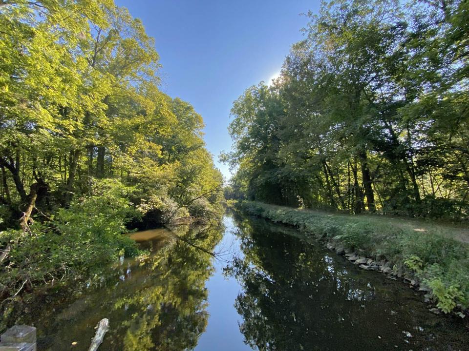 Hydro Hustle racers will paddle and run along Hydro Canal in the River Preserve County Park near Goshen.