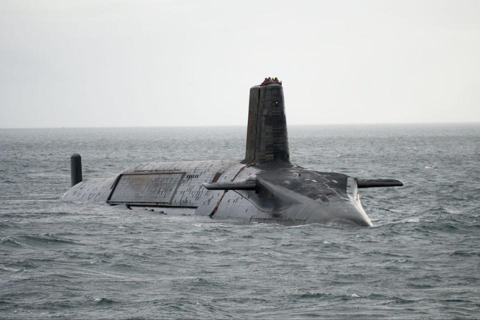A nuclear-armed submarine (Andrew Linnett / MoD Crown / Getty Images)