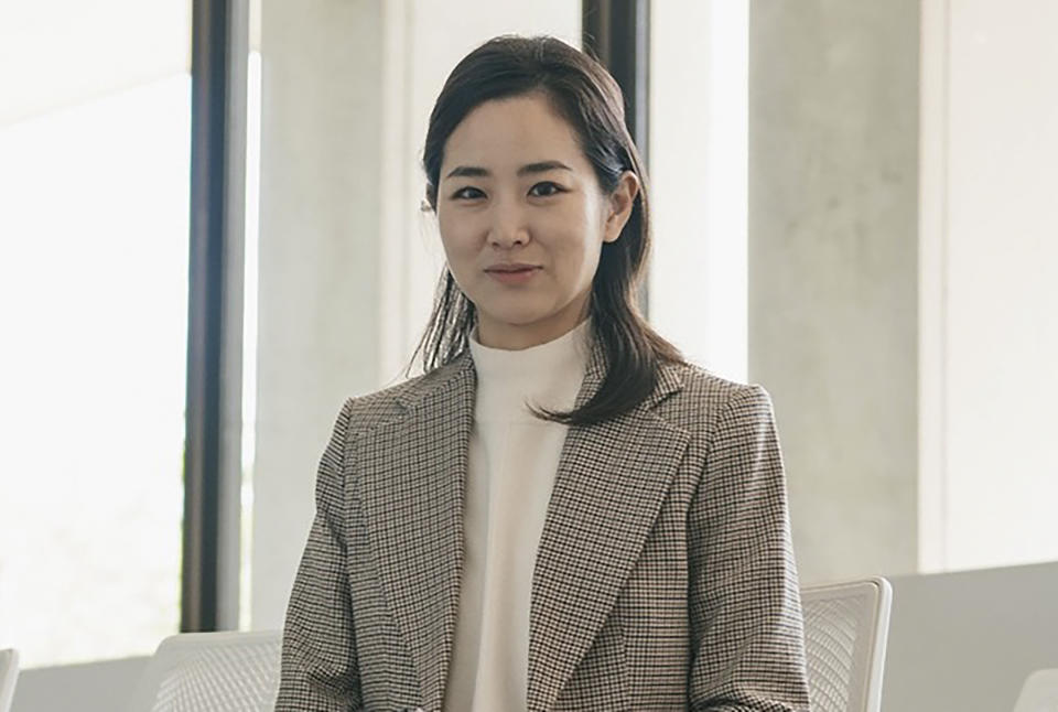 Hayami Koga, a postdoctoral research fellow at the Harvard Center for Population and Development Studies, poses for a portrait in Cambridge, Mass., on May 23, 2023. (Kaoru Gleissner via AP)