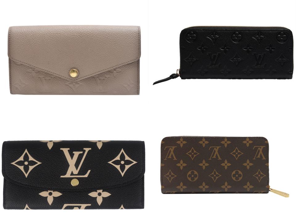 雙11精品超殺折扣必買��Louis Vuitton Emilie M61289 / M60697釦式長夾！圖片來源：Yahoo奇摩購物中心