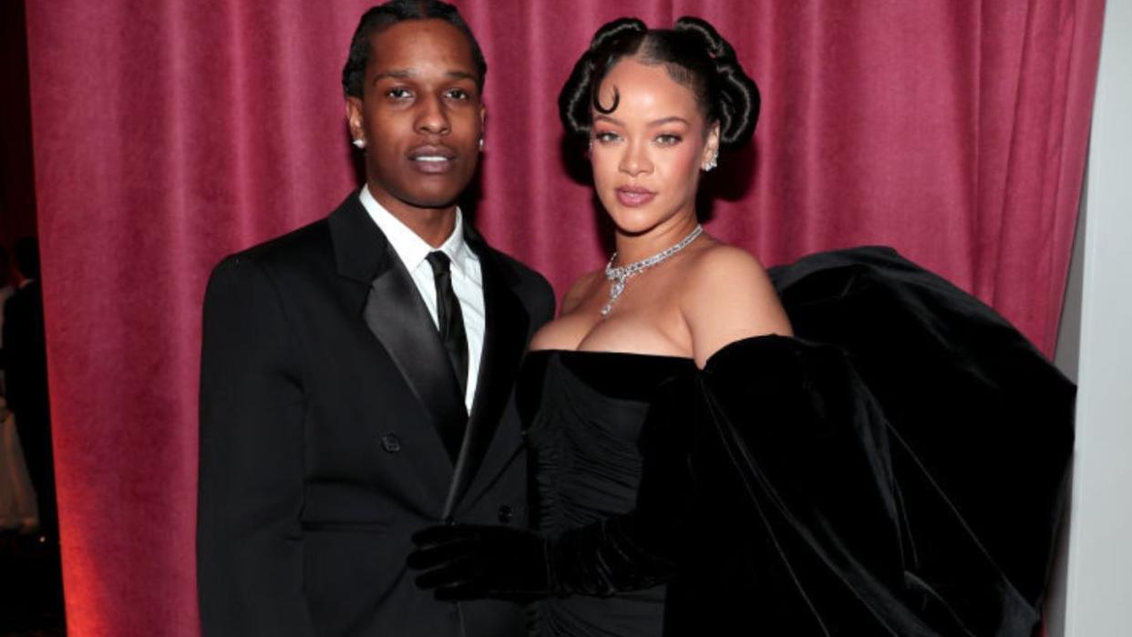 Rihanna And A$AP Rocky Stun In A Noir-Esque, ’50s-Inspired Short Film For Fenty Beauty | Photo: Christopher Polk/NBC via Getty Images