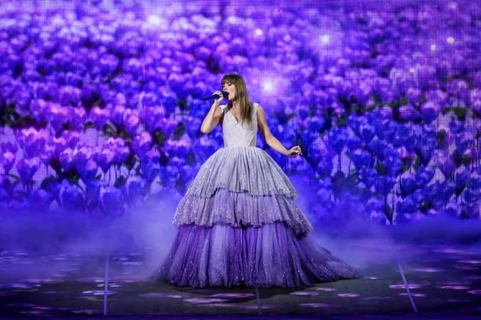 Taylor Swift, como una princesa de cuento