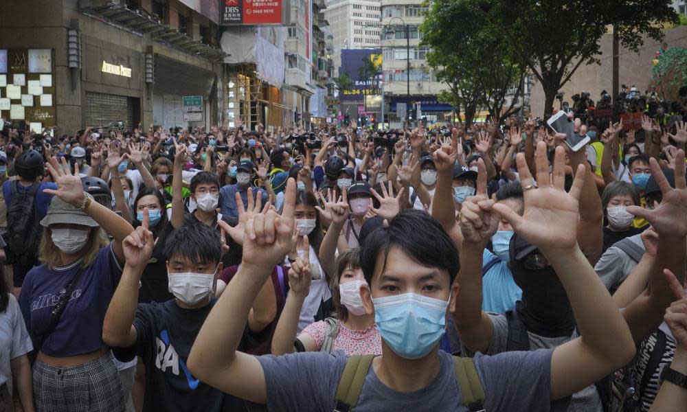 <span>Photograph: Vincent Yu/AP</span>