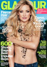 <div class="caption-credit"> Photo by: Glamour</div><b>5. Kate Hudson</b> Apparently Glamour readers love Hudson because her April 2013 topless cover is the best selling issue thus far with 323,810 copies sold. The actress shows off her fit physique by wearing nothing but a pair of blue jeans and layered Chanel necklaces. In the cover story, she tells the magazine that dancing, Pilates, and running after her son Bing keeps her in shape. She also discusses her sons and a lifetime in Hollywood. "Growing up with parents who were in the spotlight - it was almost like 'Wow, if I didn't love to create characters, I would run as far away from fame as I could get," she told Glamour. "But, I love performing." <br>