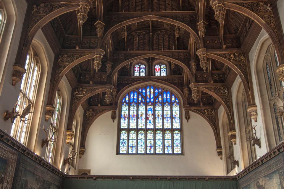 The Great Hall in Hampton Court Palace.