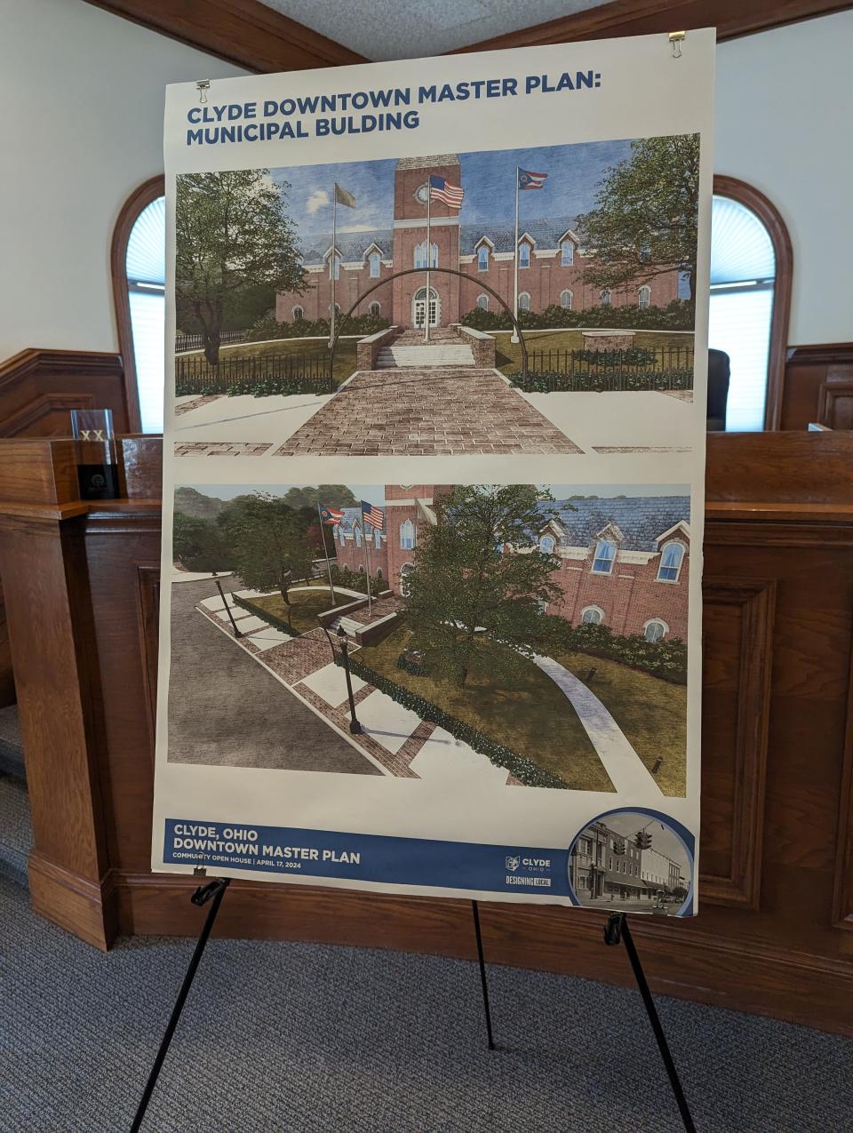 A second presentation of the Clyde master plan, with updates since January, was presented April 17.