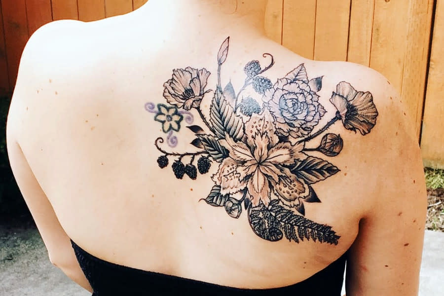 <b>Photo: amber k./<a href="https://yelp.com/biz_photos/damask-tattoo-seattle-3?utm_campaign=a65428fd-9105-41b0-901f-92c8c5b85343%2Ce1858703-224f-4d84-8a50-f5fdc0865873&utm_medium=81024472-a80c-4266-a0e5-a3bf8775daa7" rel="nofollow noopener" target="_blank" data-ylk="slk:Yelp;elm:context_link;itc:0;sec:content-canvas" class="link ">Yelp</a></b>