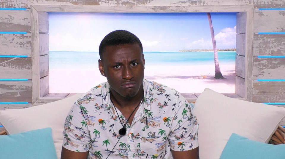 Sharif Lanre on Love Island 2019 (ITV)