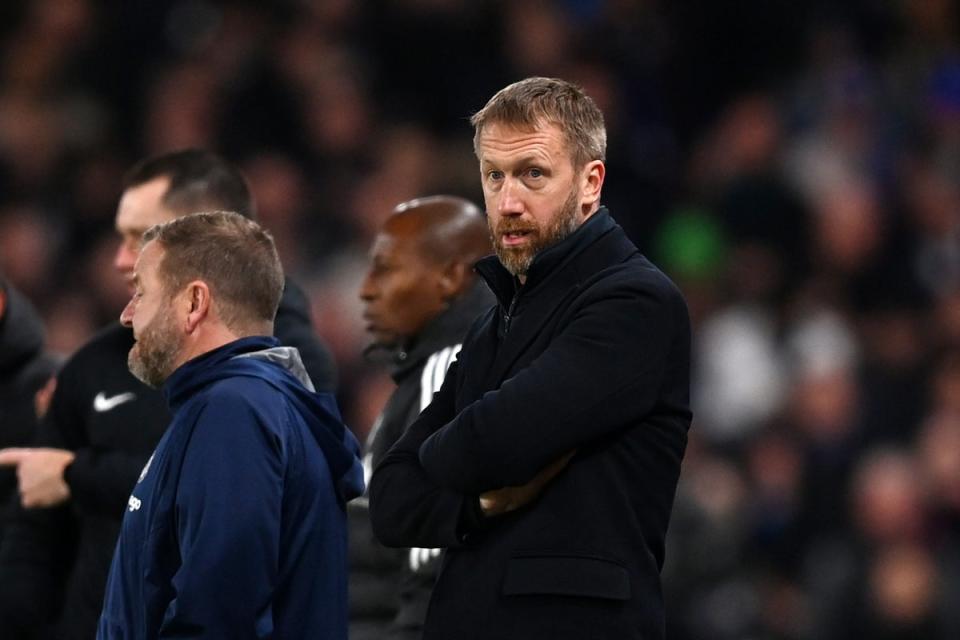 Graham Potter has a huge job on his hands to mould a team out of Chelsea’s new signings (Chelsea FC via Getty Images)