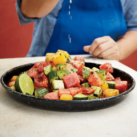 Watermelon and Charred-Tomato Salad