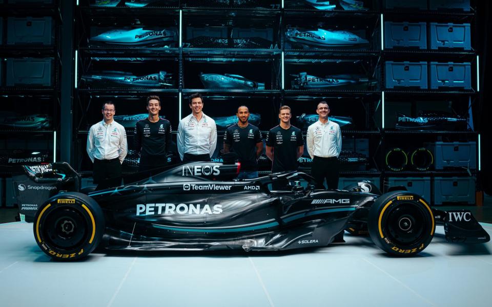 The new Mercedes W14 - Mercedes/PA