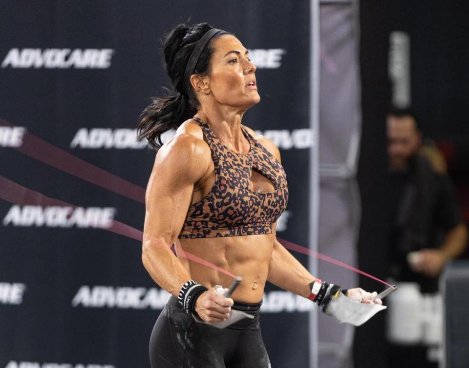 Carrie Rieger, who will be competing for the third year in a row at the 2023 CrossFit Games in Wisconsin.