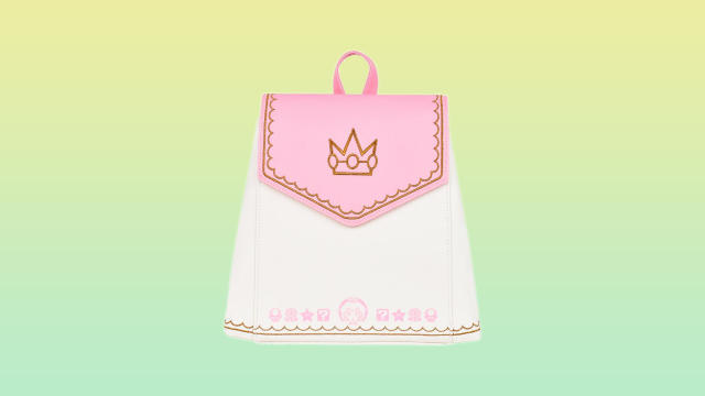 This backpack is themed after our favorite Princess Toadstool. (Photo: Concept One)