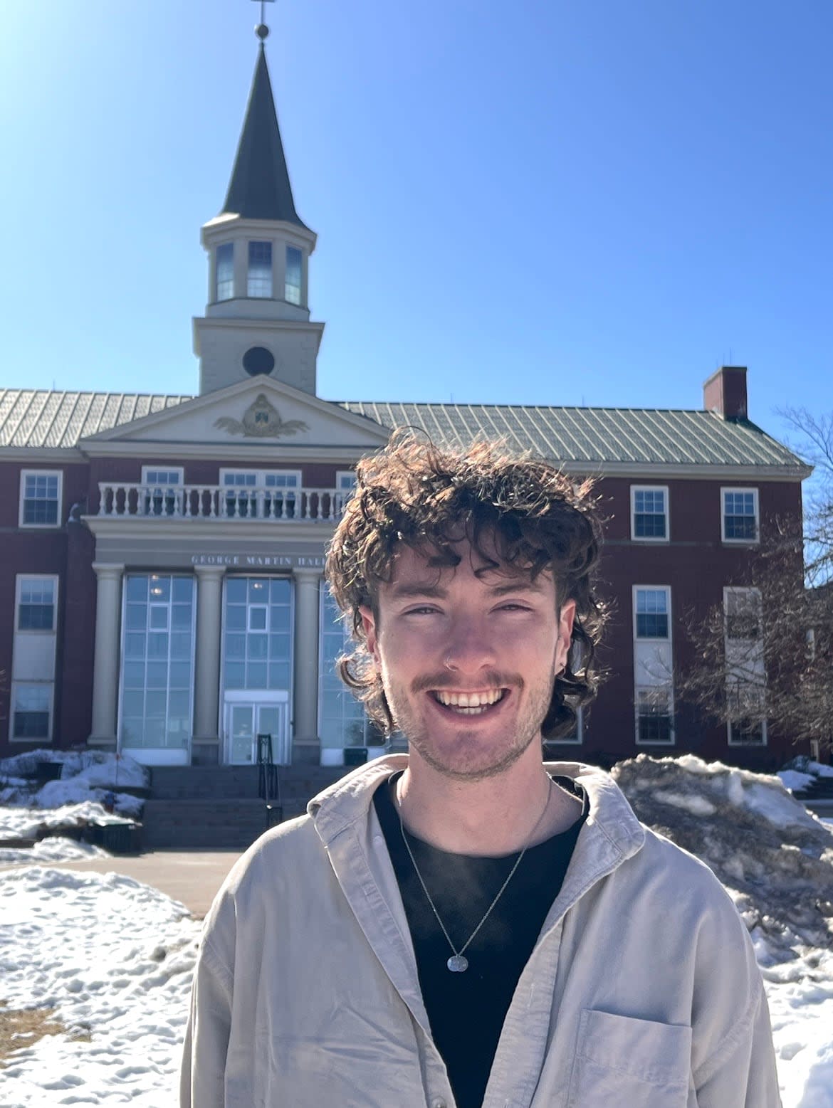 Gearóid Ó Treasaigh, a visiting professor of Irish language at St. Thomas University, gives Irish lessons for students and members of the community.  (Submitted by Gearóid Ó Treasaigh - image credit)