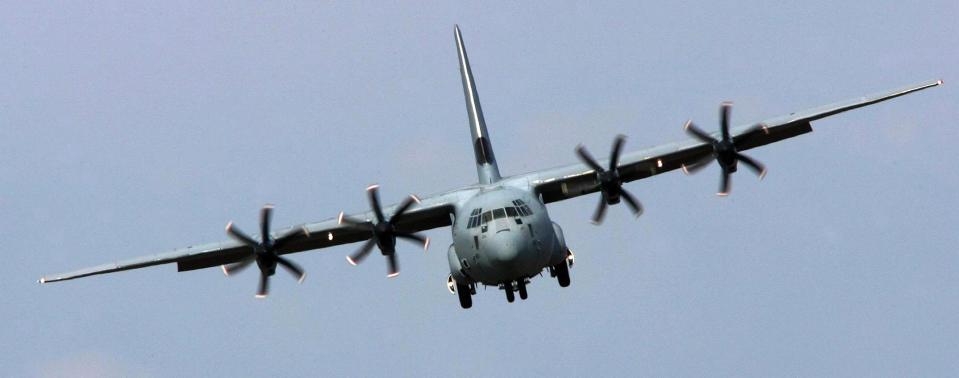 File photo of a C-130J plane (PA)